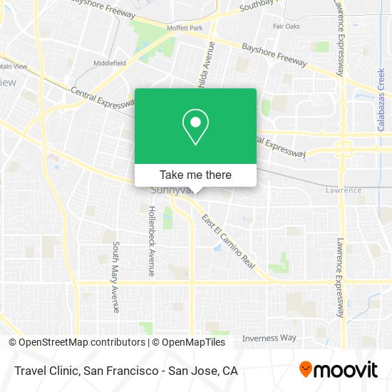 Travel Clinic map