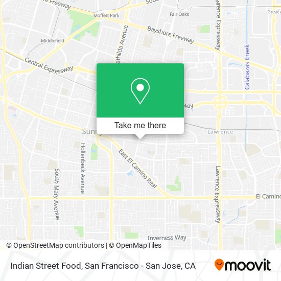Indian Street Food map