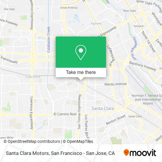 Santa Clara Motors map