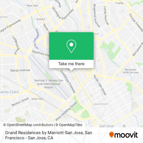 Mapa de Grand Residences by Marriott-San Jose