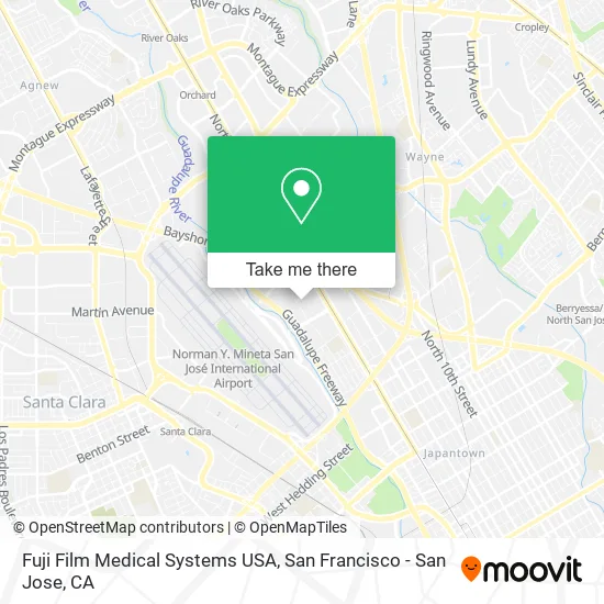 Mapa de Fuji Film Medical Systems USA