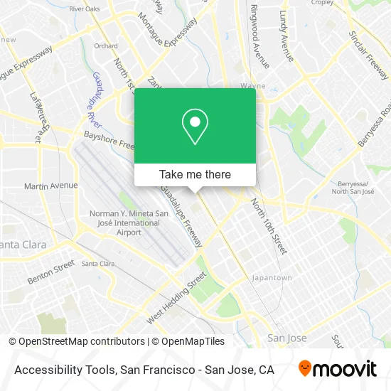 Accessibility Tools map