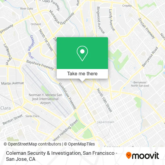 Coleman Security & Investigation map