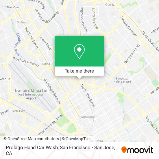 Prolago Hand Car Wash map