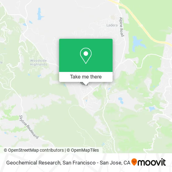 Geochemical Research map