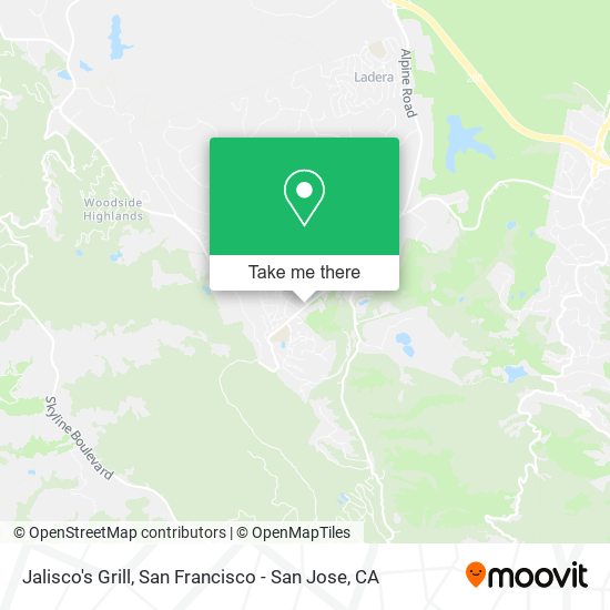 Jalisco's Grill map