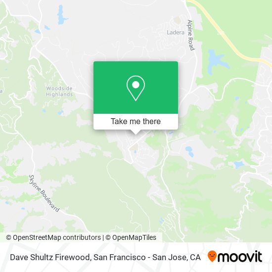 Mapa de Dave Shultz Firewood