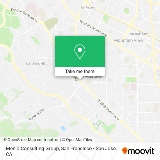 Menlo Consulting Group map