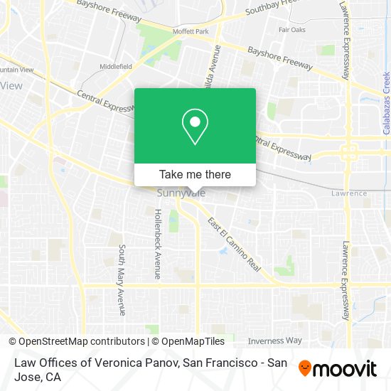 Mapa de Law Offices of Veronica Panov