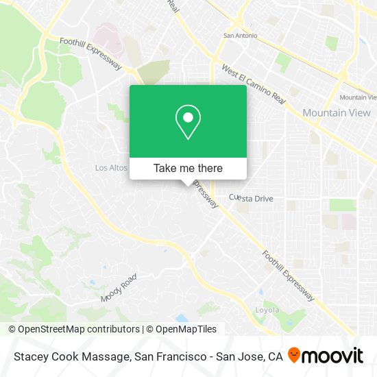 Stacey Cook Massage map