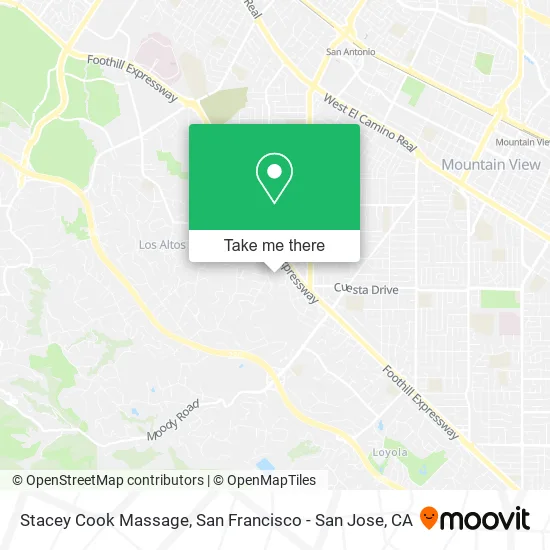 Stacey Cook Massage map