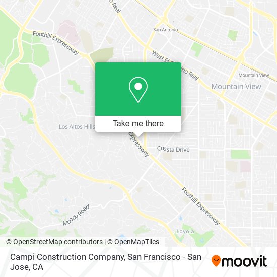 Campi Construction Company map