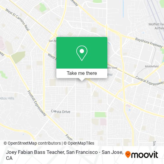 Joey Fabian Bass Teacher map