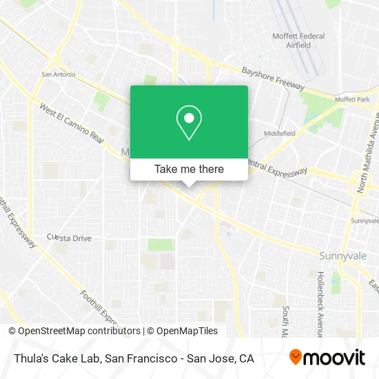 Thula's Cake Lab map