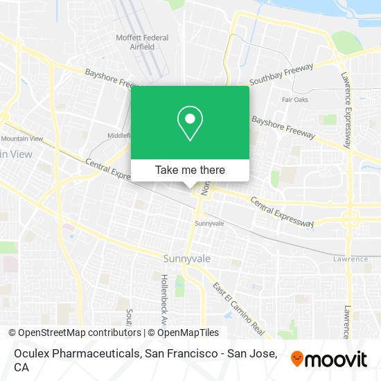 Oculex Pharmaceuticals map