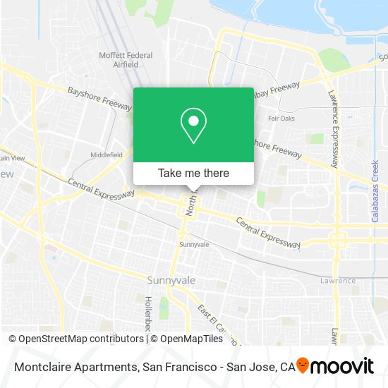Montclaire Apartments map