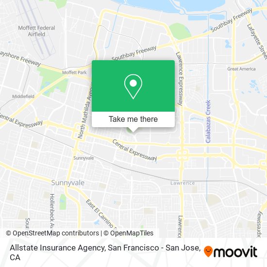 Mapa de Allstate Insurance Agency