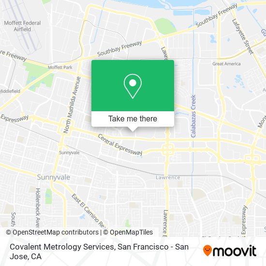 Mapa de Covalent Metrology Services