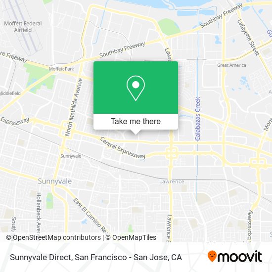 Sunnyvale Direct map