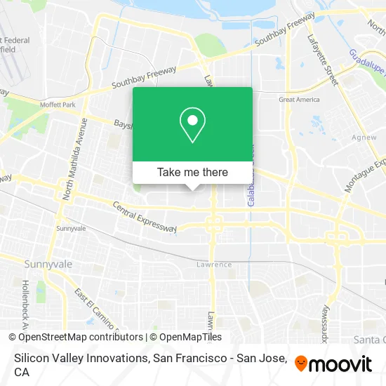 Silicon Valley Innovations map