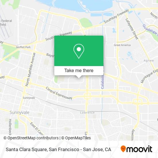 Mapa de Santa Clara Square