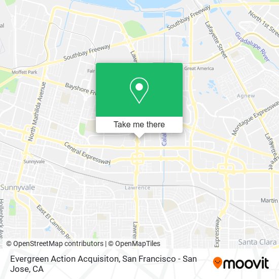Mapa de Evergreen Action Acquisiton