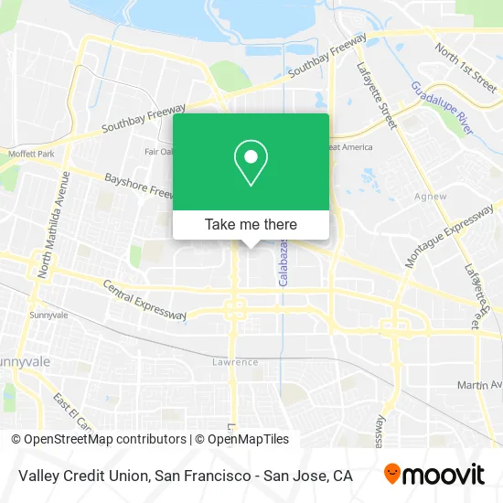 Mapa de Valley Credit Union