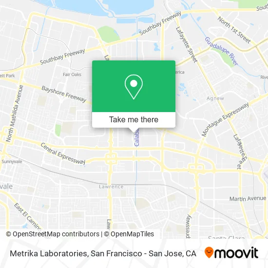 Metrika Laboratories map