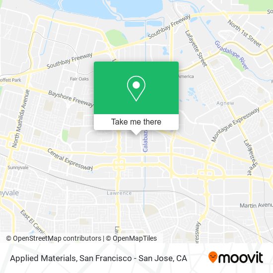 Applied Materials map