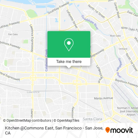 Mapa de Kitchen @Commons East