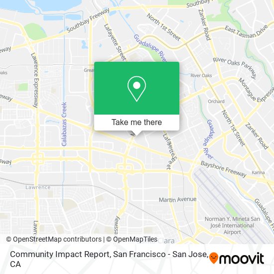 Community Impact Report map