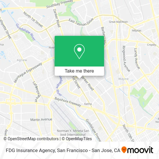 FDG Insurance Agency map