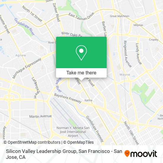 Silicon Valley Leadership Group map
