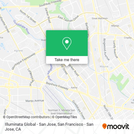 Illuminata Global - San Jose map