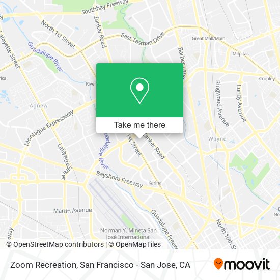 Zoom Recreation map