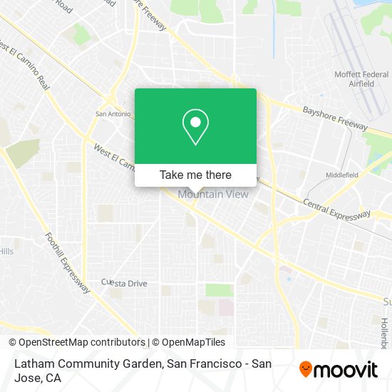 Latham Community Garden map