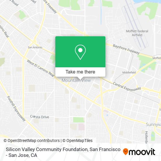 Silicon Valley Community Foundation map