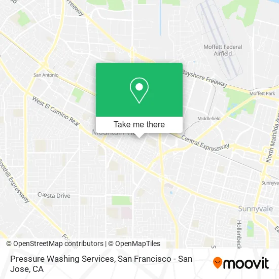 Pressure Washing Services map