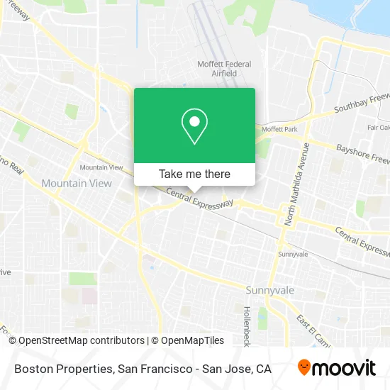 Mapa de Boston Properties