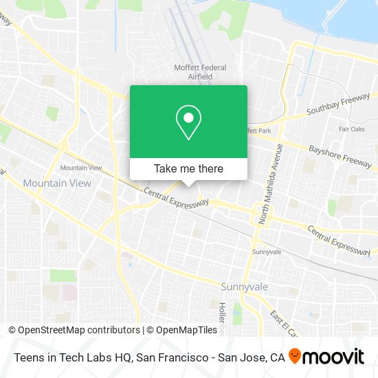 Teens in Tech Labs HQ map