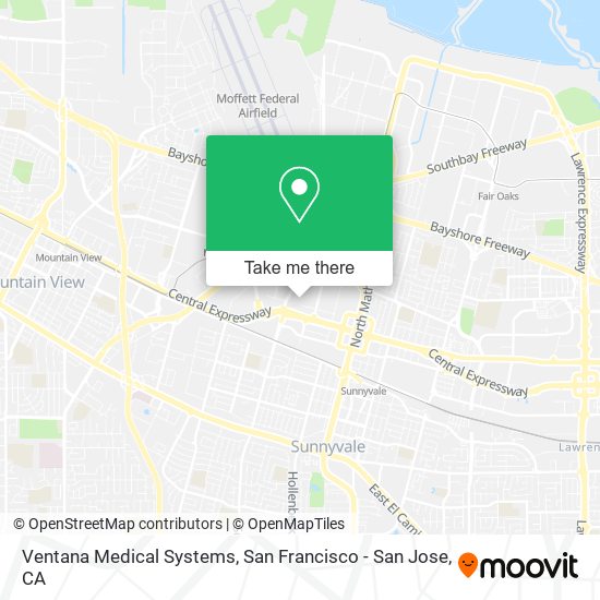 Ventana Medical Systems map