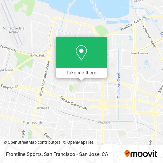 Frontline Sports map
