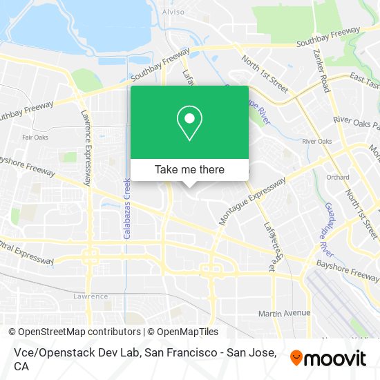 Vce/Openstack Dev Lab map