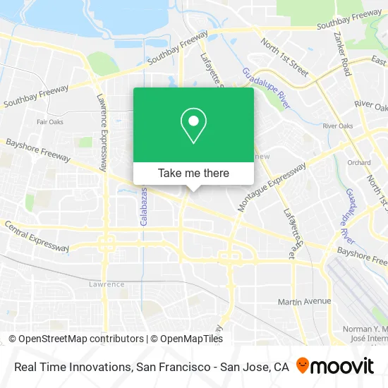 Mapa de Real Time Innovations