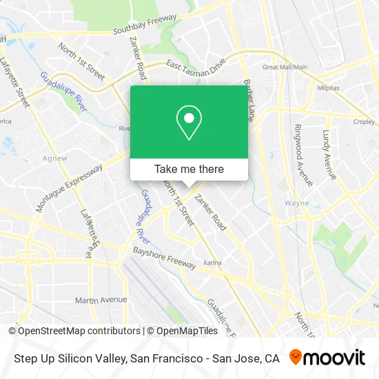 Step Up Silicon Valley map