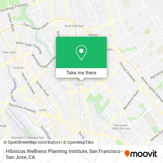 Mapa de Hibiscus Wellness Planning Institute