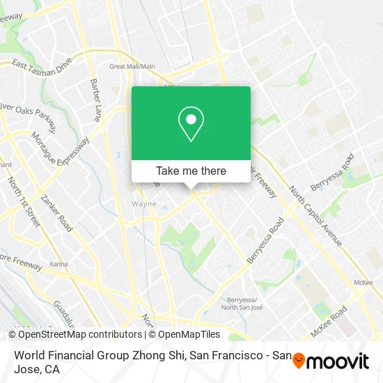 World Financial Group Zhong Shi map