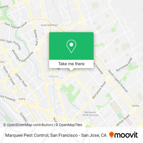 Marquee Pest Control map