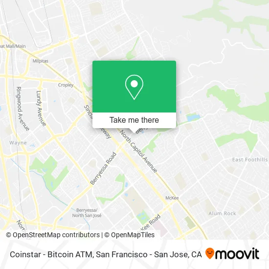 Mapa de Coinstar - Bitcoin ATM