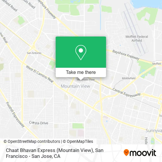 Chaat Bhavan Express (Mountain View) map
